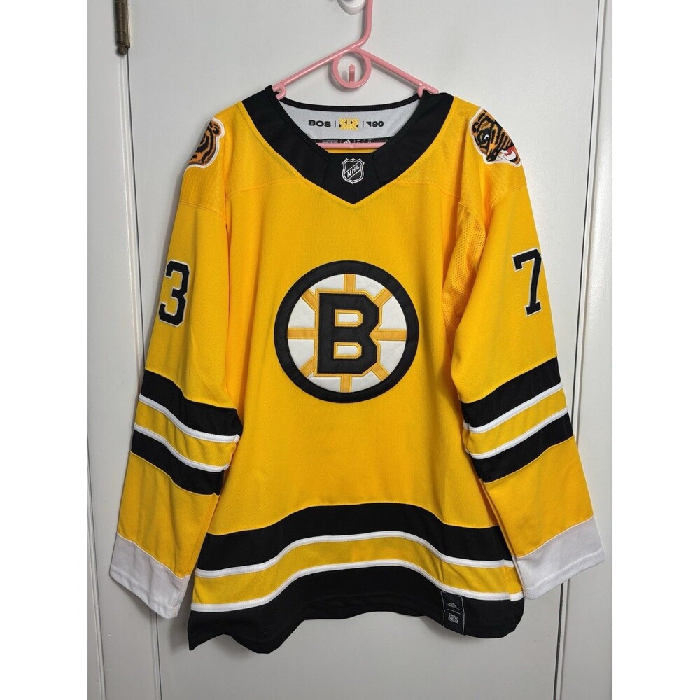 Adidas Boston Bruins Charlie McAvoy Reverse Retro 1.0 Authentic Jersey Sz 54 NHL